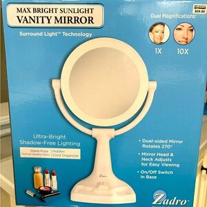 Zadro Max Bright Sunlight Vanity Mirror